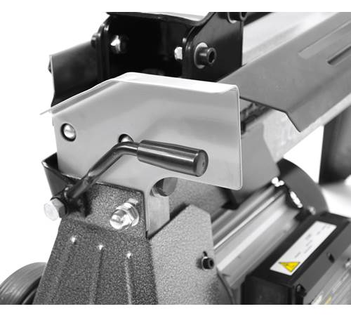 Side view of Handy THLS-6G 6 Ton Electric Log Splitter with Guard