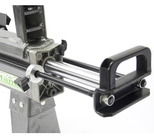 Side view of Handy THLS-6G 6 Ton Electric Log Splitter with Guard