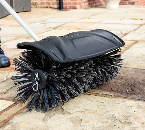 Side view of EGO Power+ BBA2100 Bristle Brush Attachment