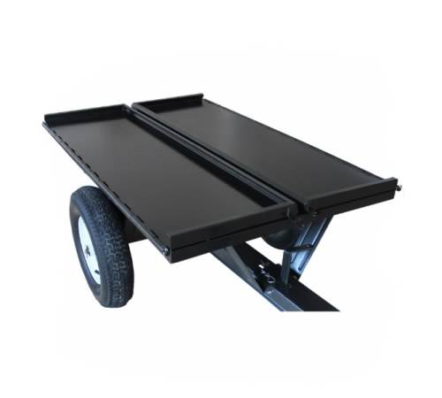 Side view of Handy Towed Tipping Garden Trailer (THGT750)