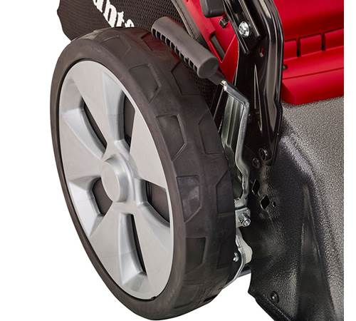 Side view of Mountfield SP53 Self-Propelled Petrol Lawnmower