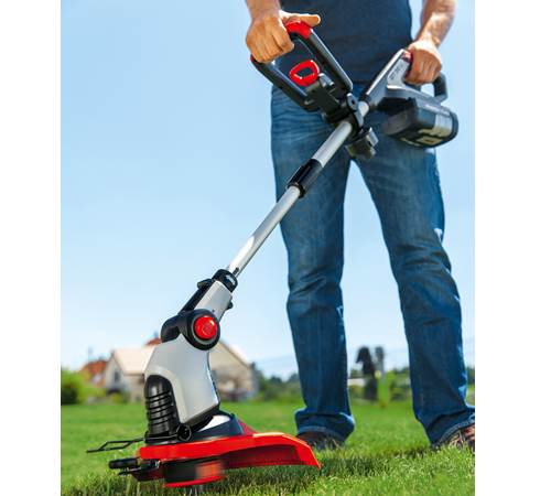Side view of AL-KO Energy Flex GT4030 Cordless Line Trimmer (no battery / charger)