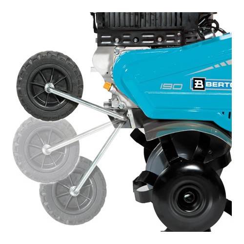 Side view of Bertolini BT195 Petrol Rotary Tiller