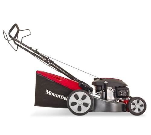 Side view of Mountfield SP46 Elite Self-Propelled 4 Wheel Lawn mower