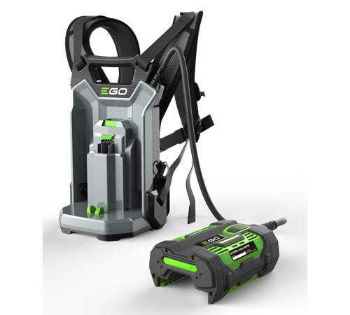 Side view of EGO BH1001 Power Harness for all Portable Batteries Plus Battery Adaptor