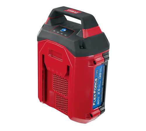 Side view of Toro Flex-Force 60v 2.5Ah 135 Wh Lithium-ion Battery