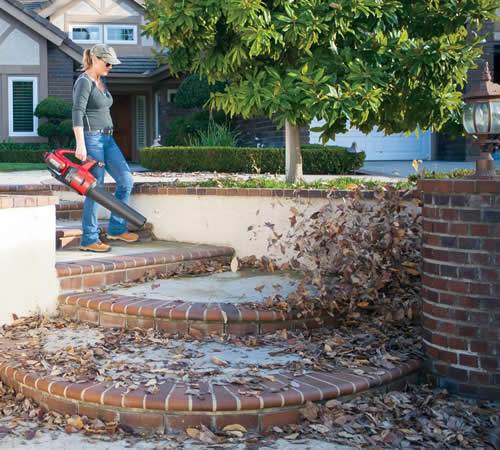 Side view of Toro Flex-Force 60v 51825T Cordless Blower