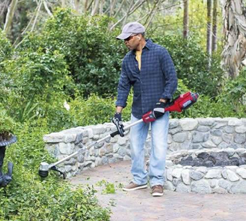 Side view of Toro Flex-Force 60v 51835T Cordless Line Trimmer