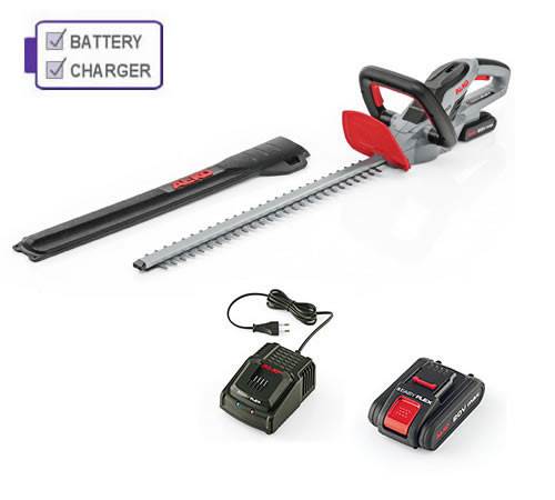 Side view of AL-KO Easy Flex HT 2050 Cordless Hedgetrimmer Kit