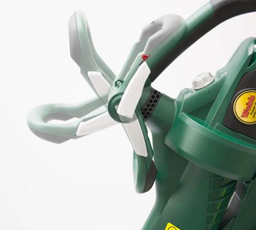 Side view of Webb EBV2800 Electric Leaf Blower & Garden Vac