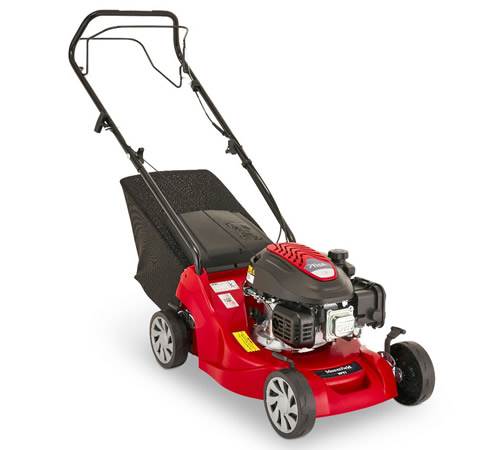Side view of Mountfield SP41 - SP414 Self-Propelled Petrol Lawn mower