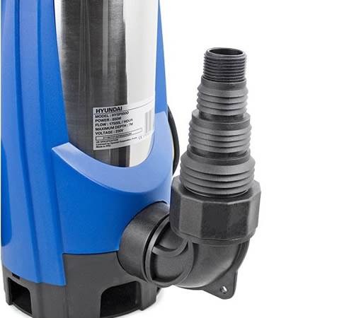Side view of Hyundai HYSP850D Submersible Electric Water Pump