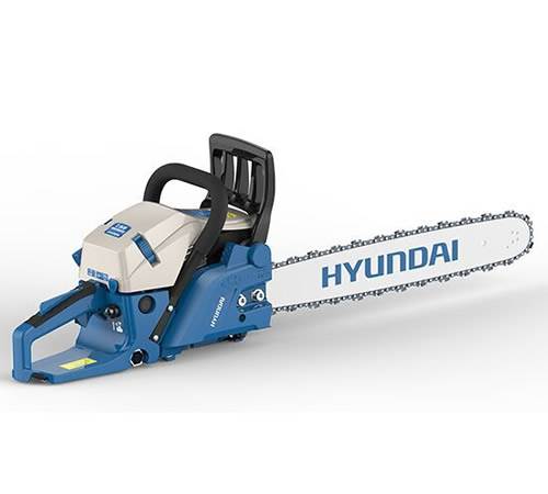Side view of Hyundai HYC6220 20" Petrol Chainsaw