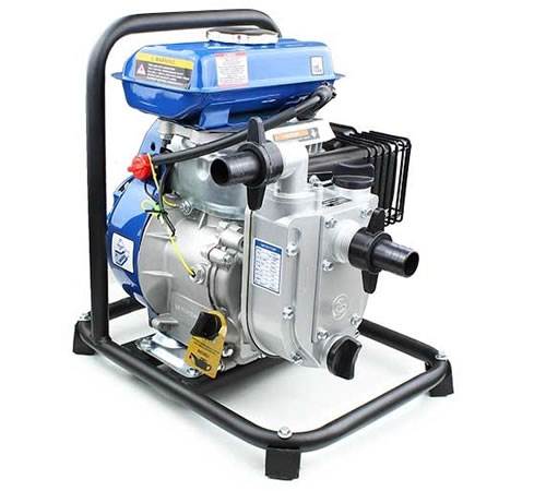 Side view of Hyundai HY25-4 Petrol Water Pump