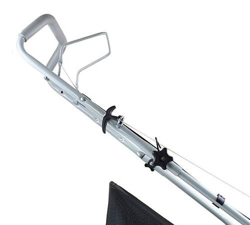Side view of Hyundai HYM400P Push Petrol Lawn mower