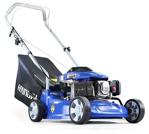 Side view of Hyundai HYM400P Push Petrol Lawn mower