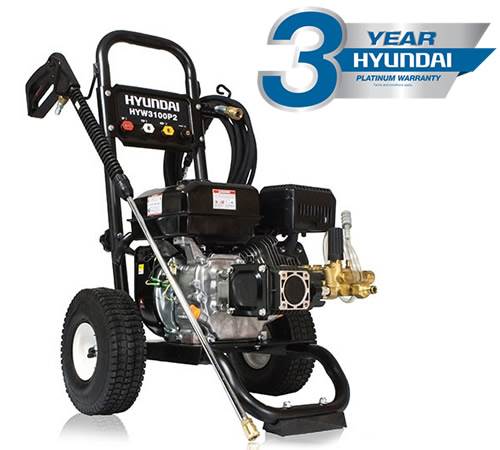 Side view of Hyundai HYW3100P2 Petrol Pressure Washer
