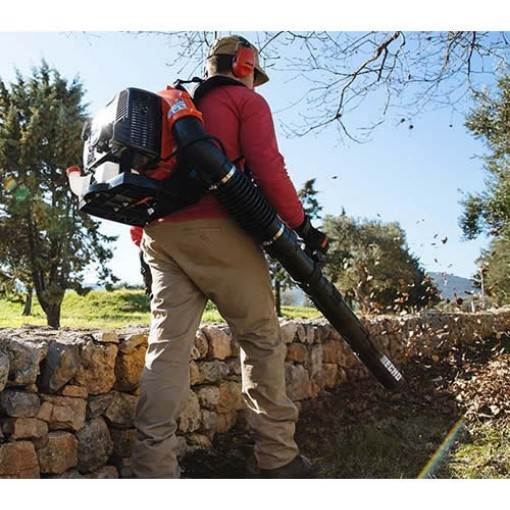 Side view of The Echo Backpack Petrol Blower PB-8010