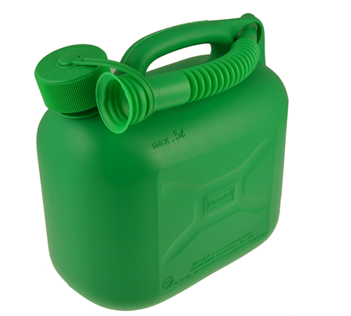 Green 5 Litre Plastic Fuel Can-image-26650