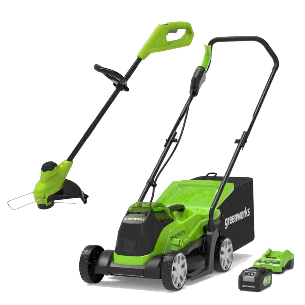 Greenworks 24V Cordless Mower GD24LM33K2 c/w Battery and Charger