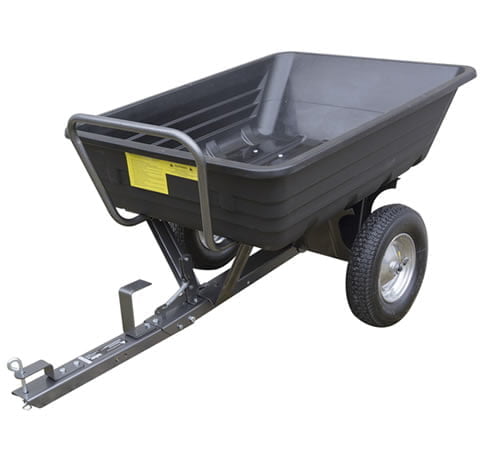 Handy 650lb Poly Body Towed Dump Cart-image-26885