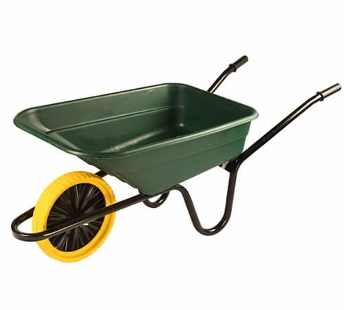The Walsall Shire Multi-purpose 90L Barrow in a Box - Green - Puncture Proof - BSHGPP-image-27752
