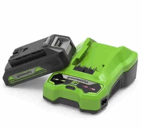 Greenworks 24v 2Ah Battery and Charger Kit-image-28290